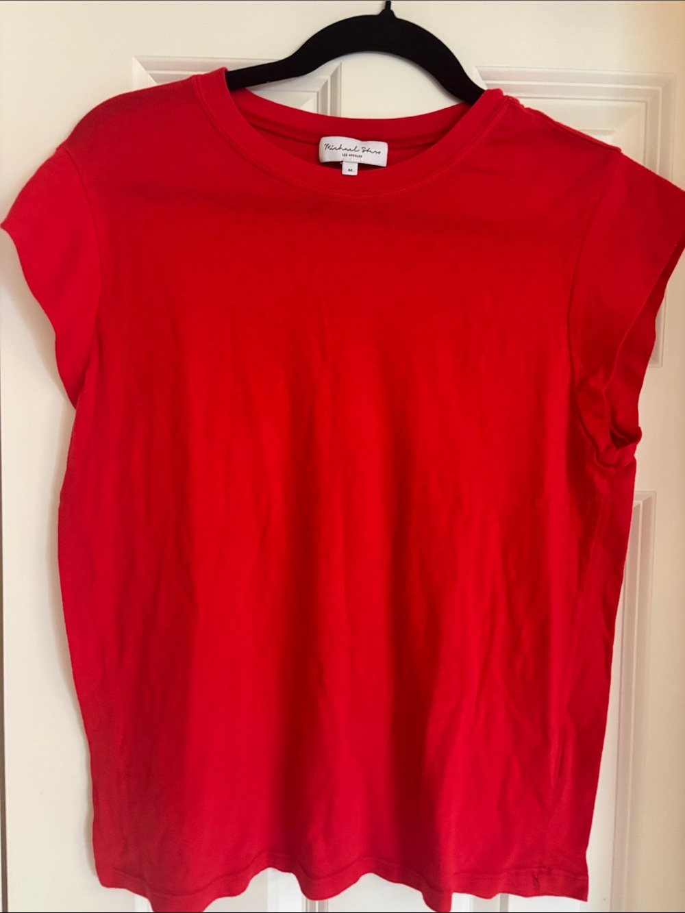 Michael Stars Red Muscle Tee